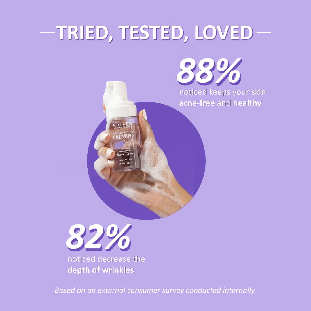 NIACINAMIDE + HYL CALMING FOAMING CLEANSER