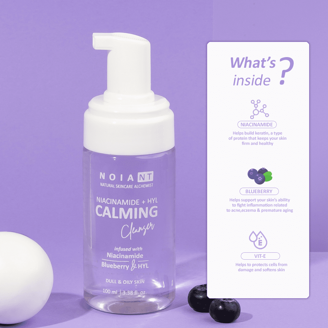 NIACINAMIDE + HYL CALMING FOAMING CLEANSER