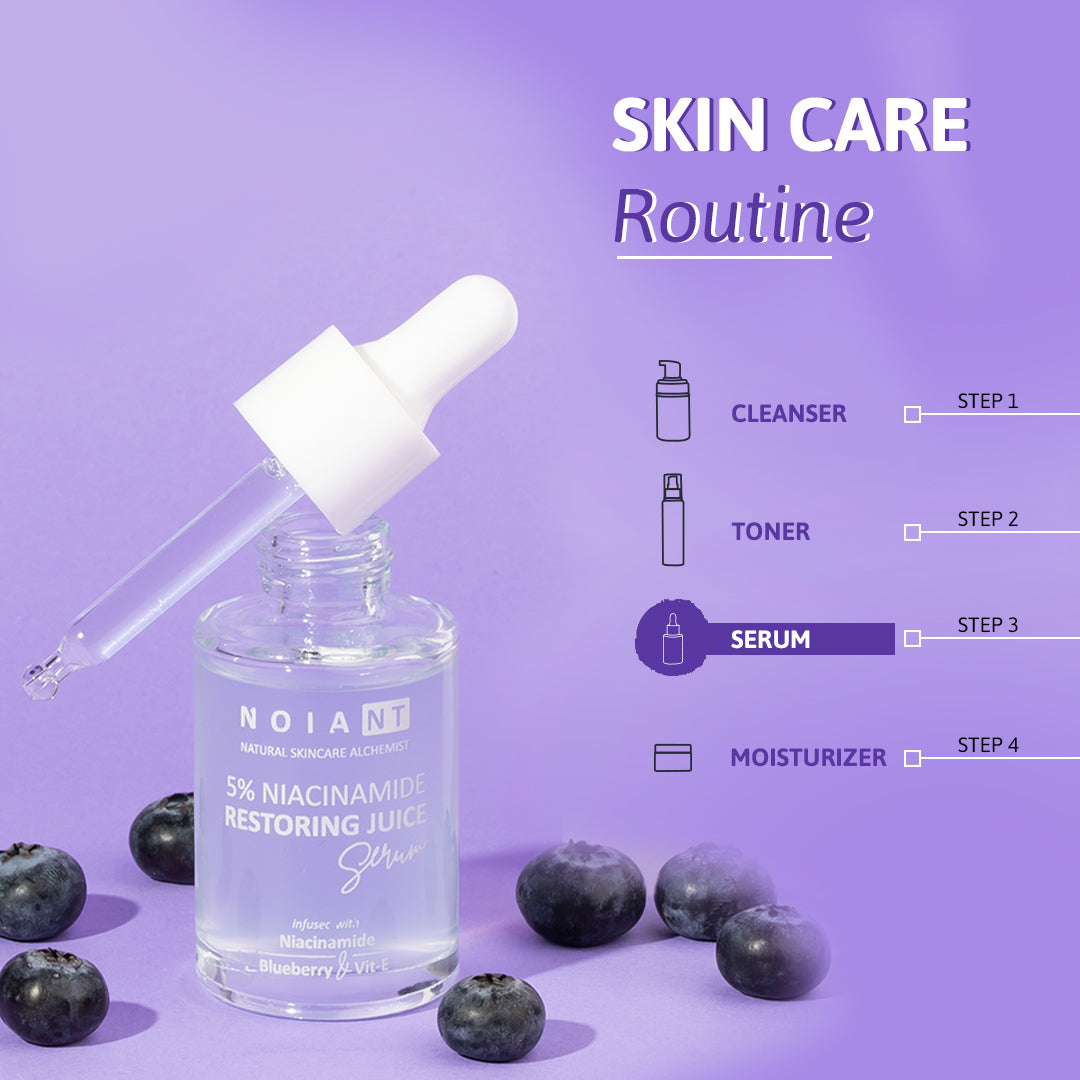 Daily skin care routine
