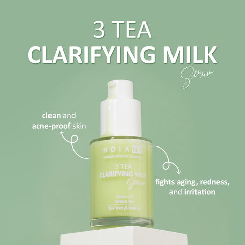 3 TEA CLARIFYING MILK FACE SERUM